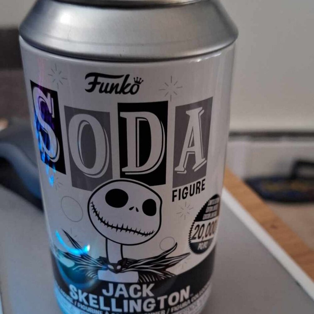 Jack Soda Pop Funko comes with a Jack Funko ornament